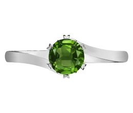 Emerald engagement ring