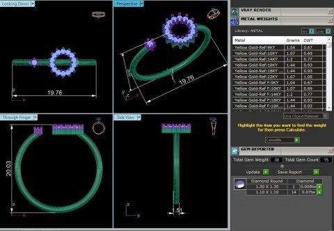 Open Circle Ring 