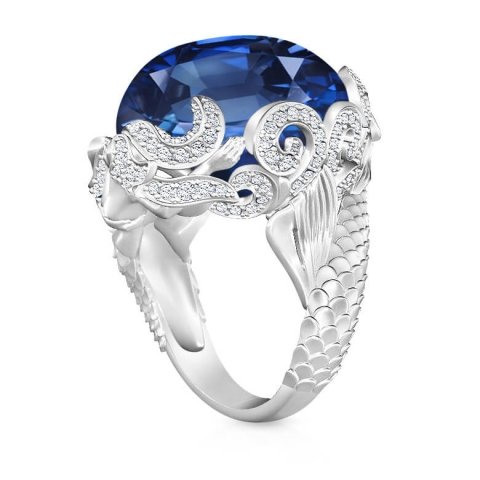 Large gemstone ring image 2